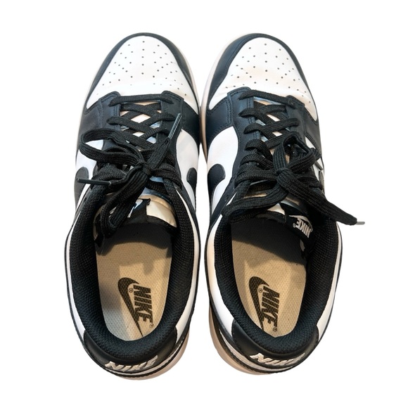 Nike Dunk Low Retro Black White “Panda” Sneakers Women’s Size 9.5 - Picture 8 of 11